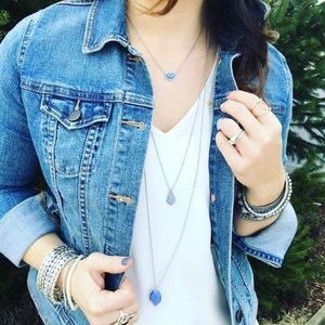 Silver lake necklace